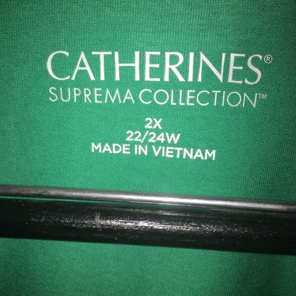 Catherine’s teal stretch tee shirt Size 2x - Picture 4 of 5